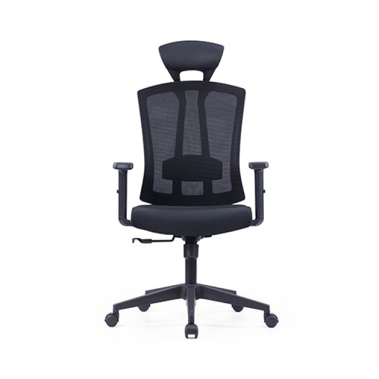 RFG Executive chair Brixxen HB, black seat, black backrest